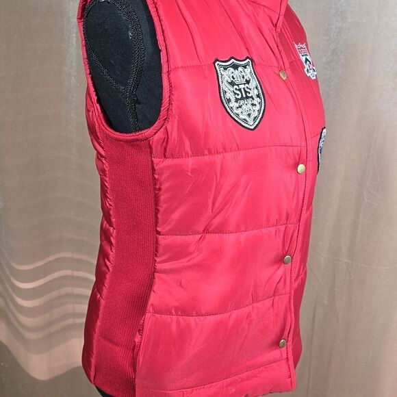 Red Puffer Vest - Picture 10 of 11